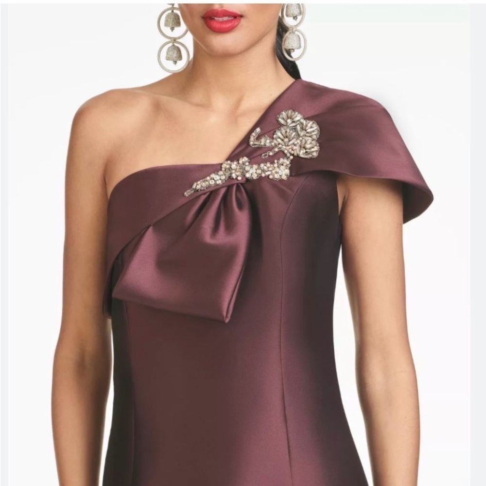 Sachin + Babi INES GOWN in Eggplant size 4 NWT Retail $995 sold out! - Picture 2 of 12